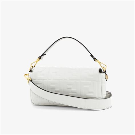 fendi black and white baguette|genuine fendi baguette.